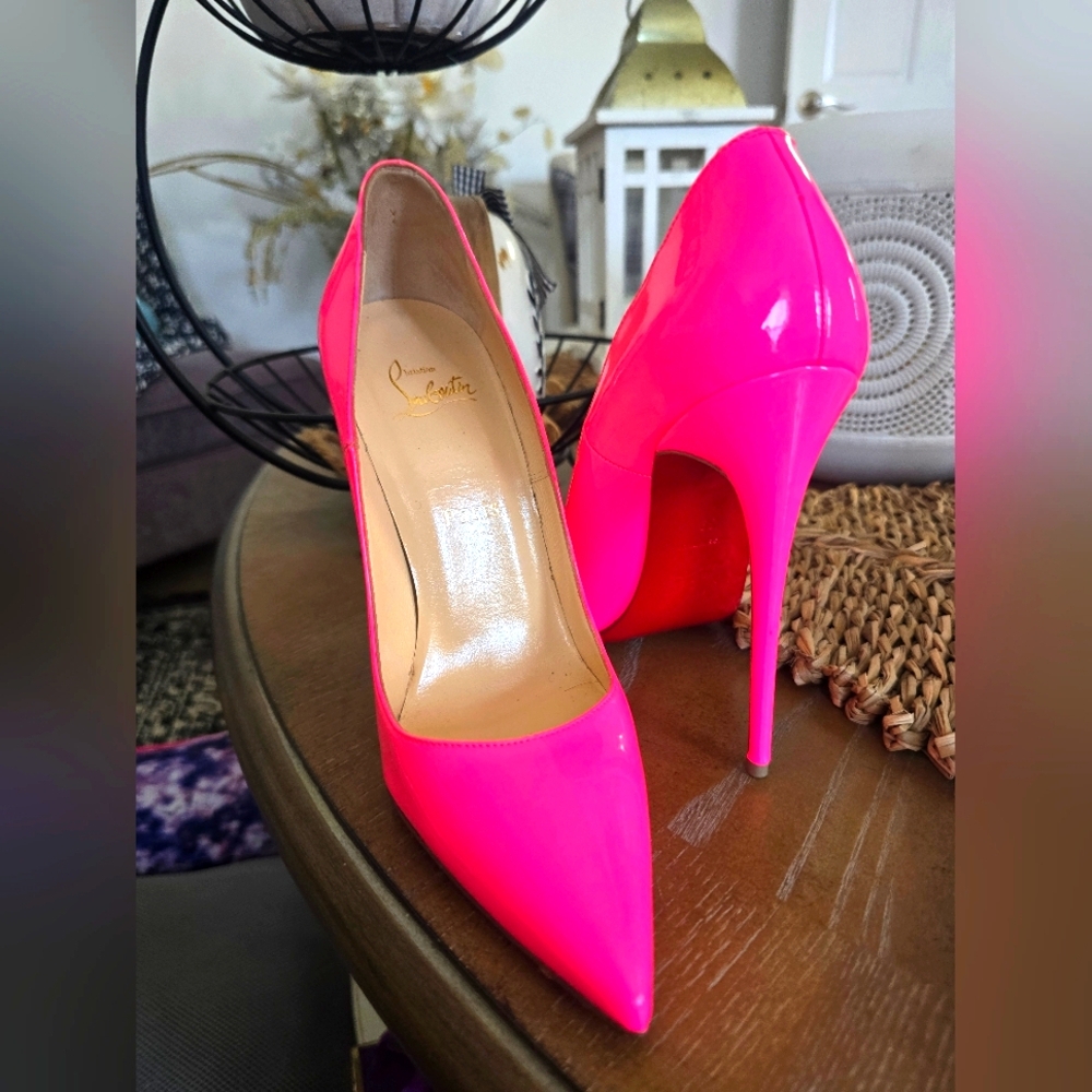 Christian Louboutin Neon Pink Heels